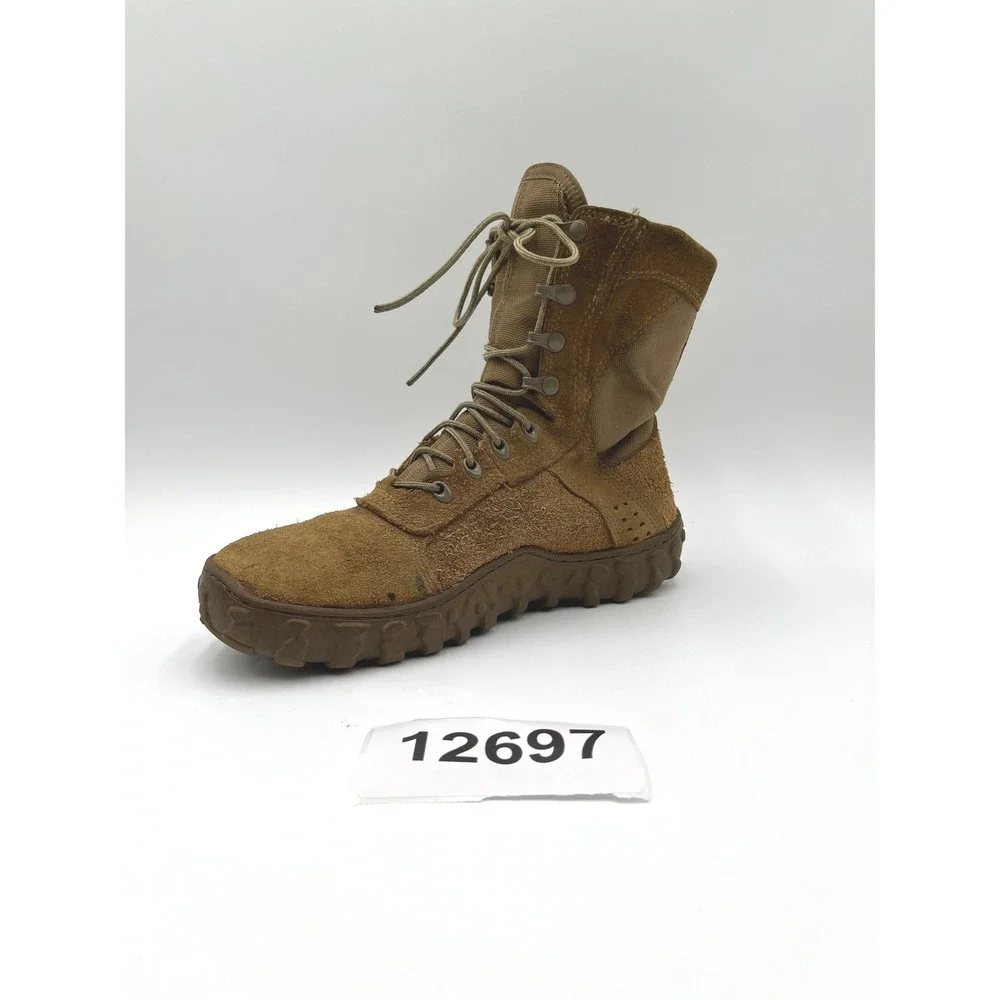 Rocky S2V Flight Combat Boots Mens 10 Coyote Brown Good Tactical Suede